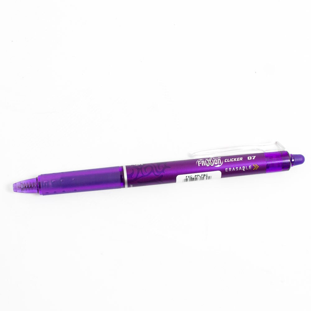 Pilot, Rollerball/Ballpoint, Art & School, Frixion, Ball, Clicker, Retractable, Fine, 82376, Purple